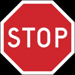 Stop and give way to all drivers.