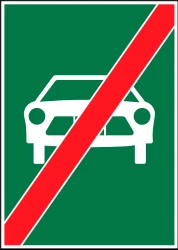 End of the expressway.