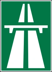Begin of a motorway.
