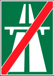 End of the motorway.