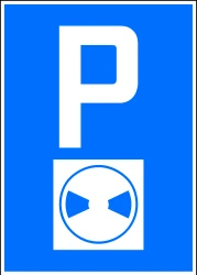 Parking only allowed for a limited time.