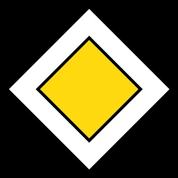 Begin of a priority road.