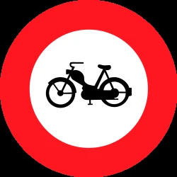 Mopeds prohibited.