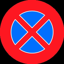 Parking and stopping prohibited.