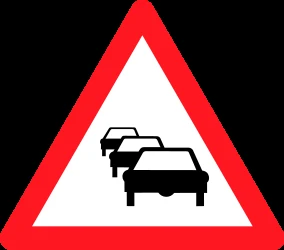 Warning for traffic jams.