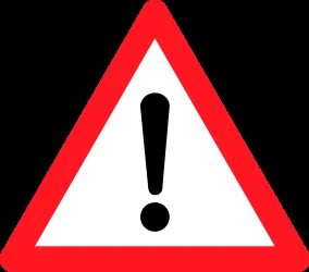 Warning for a danger with no specific traffic sign.