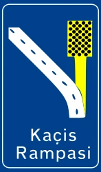 Place where you can make an emergency stop.