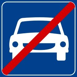 End of the expressway.