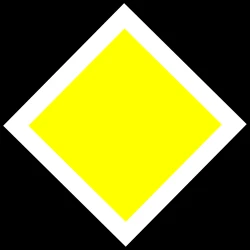 Begin of a priority road.