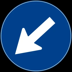 Passing left mandatory.