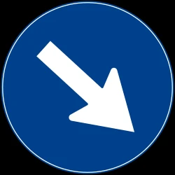 Passing right mandatory.