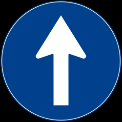 Driving straight ahead mandatory.