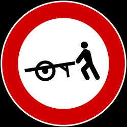 Handcarts prohibited.