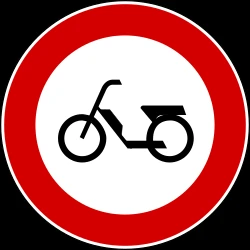 Mopeds prohibited.