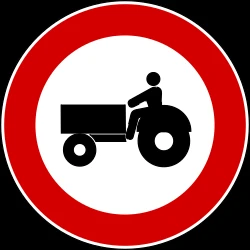 Tractors prohibited.