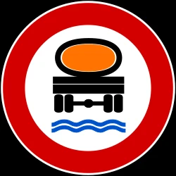 Vehicles with polluted fluids prohibited.