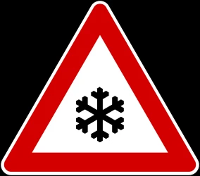 Warning for snow and sleet.