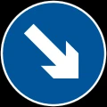 Keep right