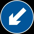 Keep left