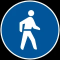 Pedestrians only