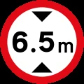 Maximum height limit