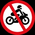 No motorcycles