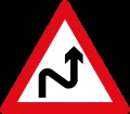 Dangerous curves, first to the right