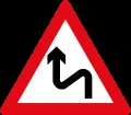 Dangerous curves, first to the left