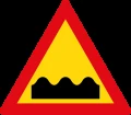 Uneven road