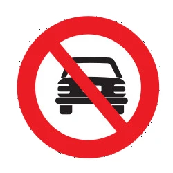 Cars prohibited.
