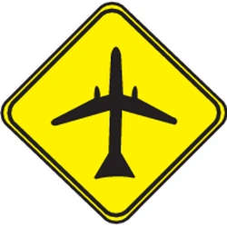 Warning for low-flying aircrafts.