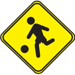 Warning for a playground.